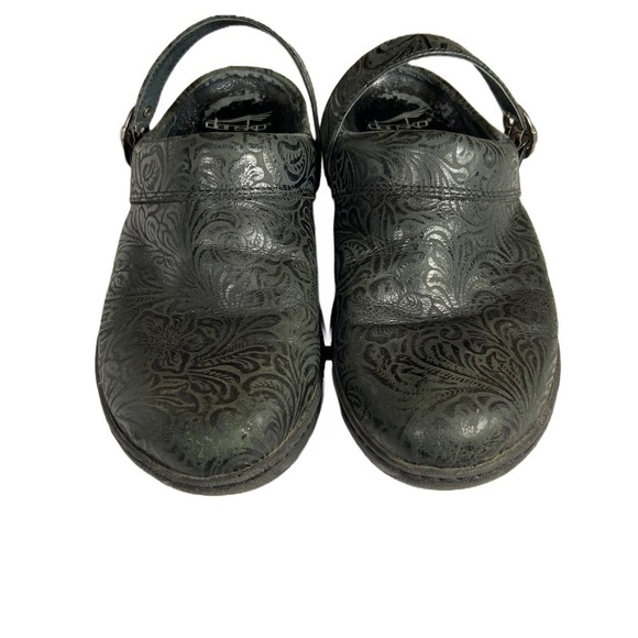 Dansko Patterned Clog with Strap Womens size EU 38 US 7.5-8 - Picture 1 of 7